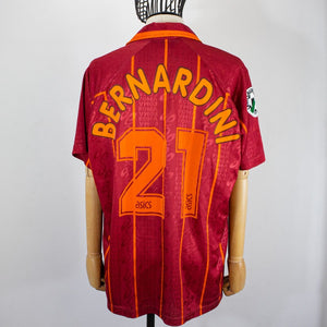 MAGLIA HOME AS ROMA 1996/1997 BERNARDINI 21 by ASICS - Home