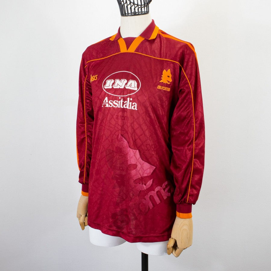 MAGLIA HOME AS ROMA ASICS 1995/1996 ML by ASICS - Le 7 sorelle (3)