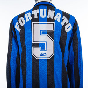 Maglia Home Atalanta Asics Fortunato 5 1995/1996 by ASICS - Home (8)