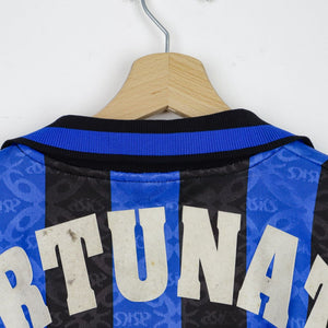 Maglia Home Atalanta Asics Fortunato 5 1995/1996 by ASICS - Home (3)