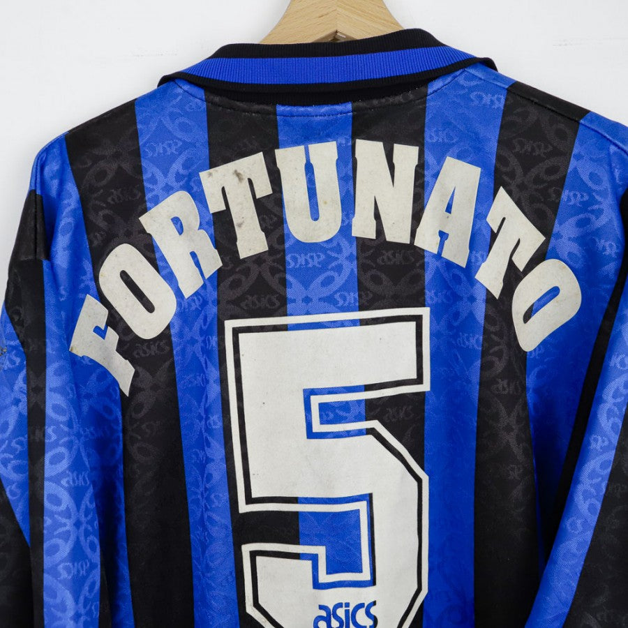 Maglia Home Atalanta Asics Fortunato 5 1995/1996 by ASICS - Home (4)