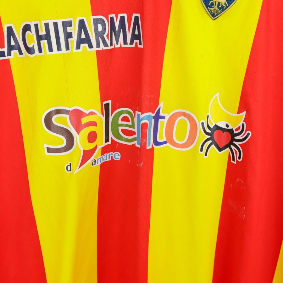 maglia home lecce asics fabiano 14 2008/2009 by ASICS - Home (15)