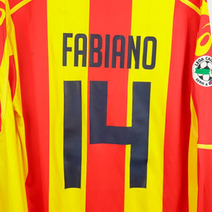 maglia home lecce asics fabiano 14 2008/2009 by ASICS - Home (6)
