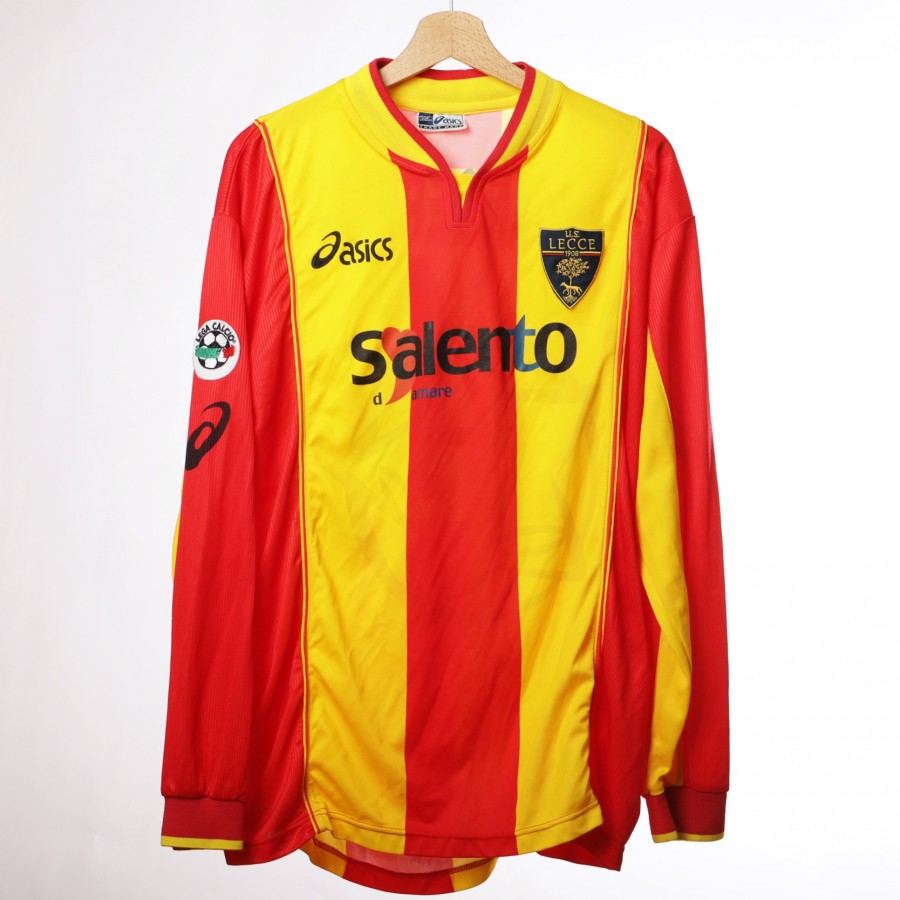 maglia home lecce asics ml 2002/2003 piangerelli 4  by ASICS - Home (2)