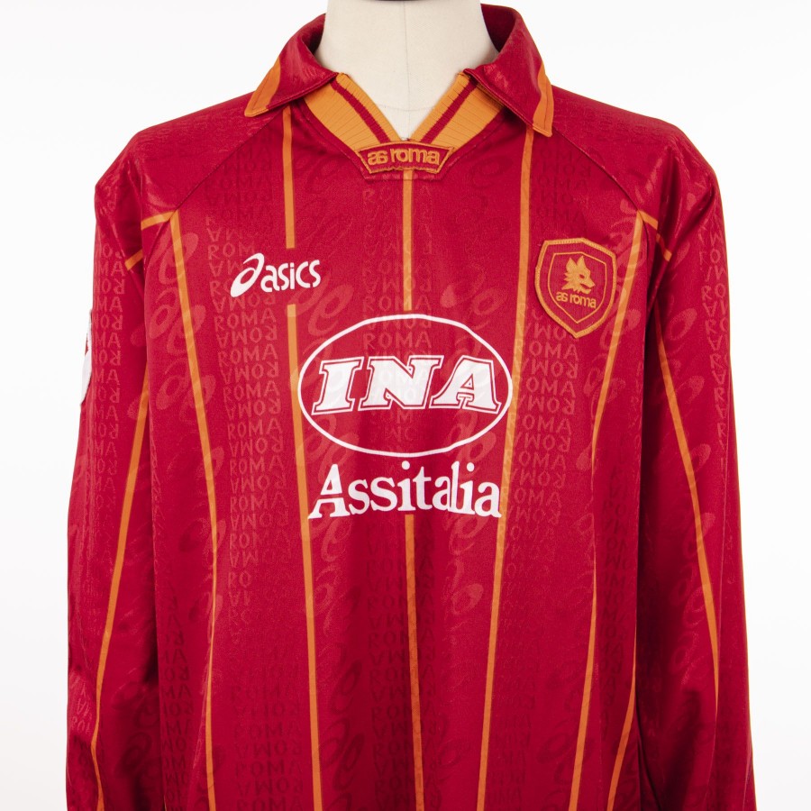 Maglia home Roma Asics Romondini 28 1996/1997 by ASICS - Home (7)