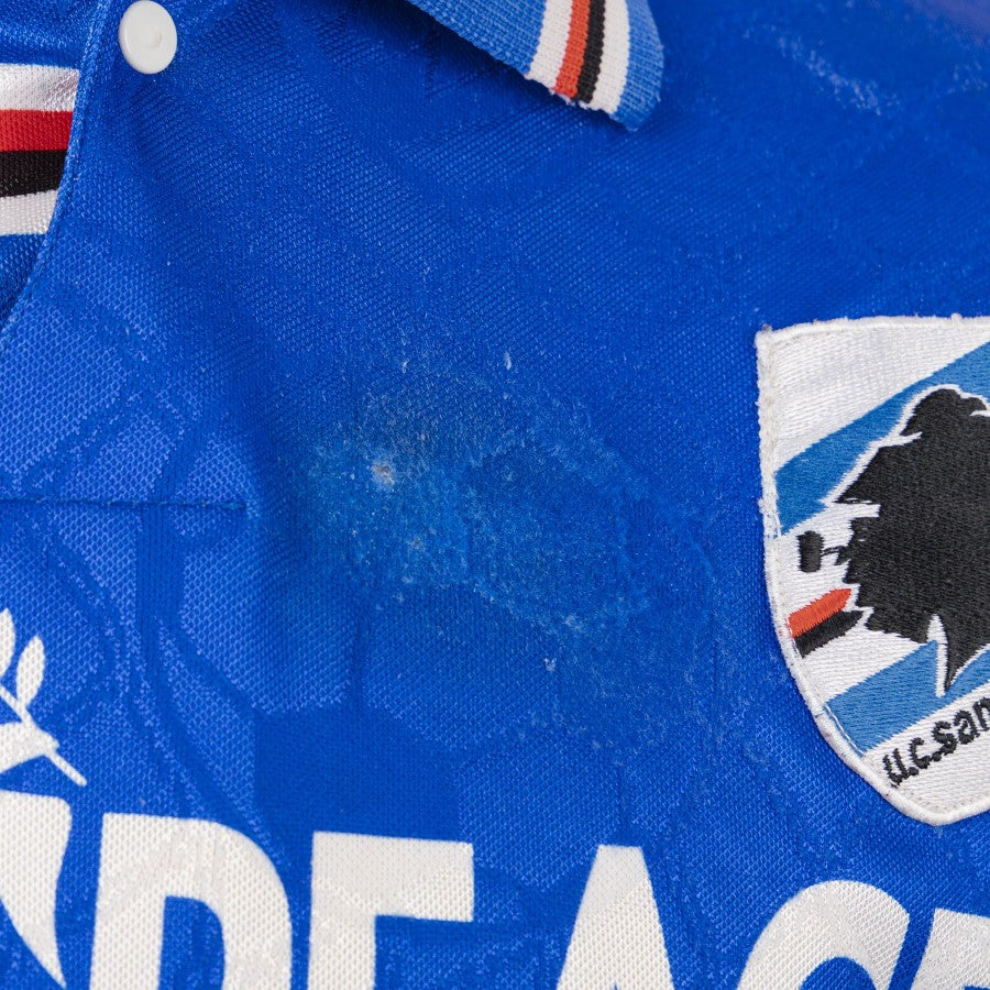 Maglia home Sampdoria 1995/1996 numero 14 by ASICS - Home (4)
