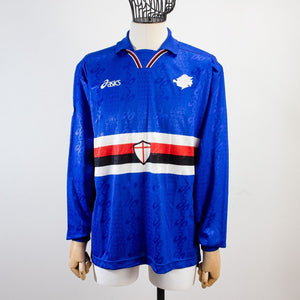 MAGLIA HOME SAMPDORIA ASICS 1996/1997 ML 4 FRANCESCHETTI   by ASICS - Serie A (3)