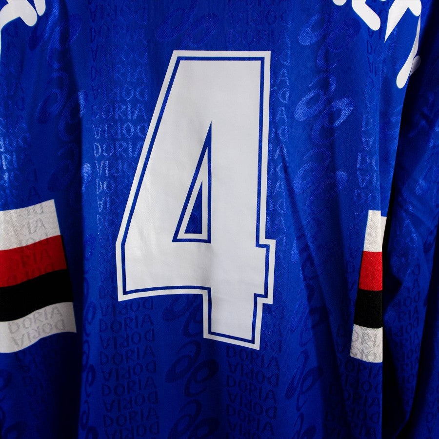 MAGLIA HOME SAMPDORIA ASICS 1996/1997 ML 4 FRANCESCHETTI   by ASICS - Serie A (8)