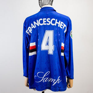 MAGLIA HOME SAMPDORIA ASICS 1996/1997 ML 4 FRANCESCHETTI   by ASICS - Serie A