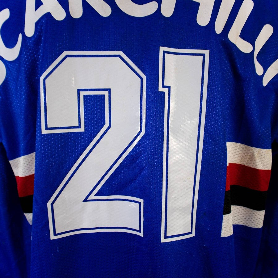 MAGLIA HOME SAMPDORIA ASICS 1997/1998 ML 21 SCARCHILLI by ASICS - Home (7)