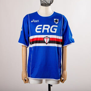 Maglia home Sampdoria Asics 2002/2003 Bazzani 9 by ASICS - Home (2)