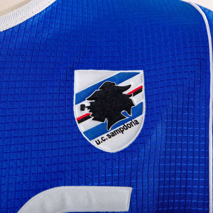 Maglia home Sampdoria Asics 2002/2003 Bazzani 9 by ASICS - Home (3)