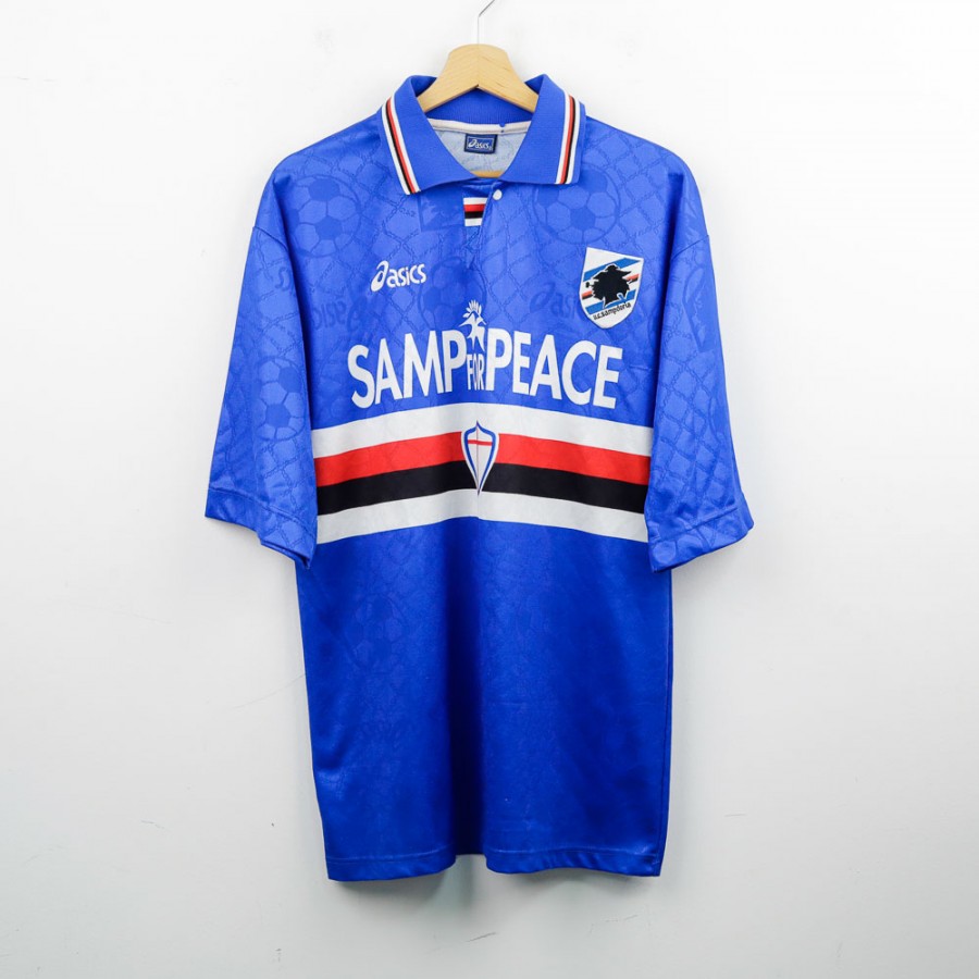 Maglia Home Sampdoria asics Mihajlovic 16 1995/1996 by ASICS - Home (2)