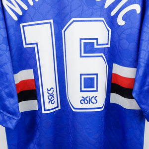 Maglia Home Sampdoria asics Mihajlovic 16 1995/1996 by ASICS - Home (5)
