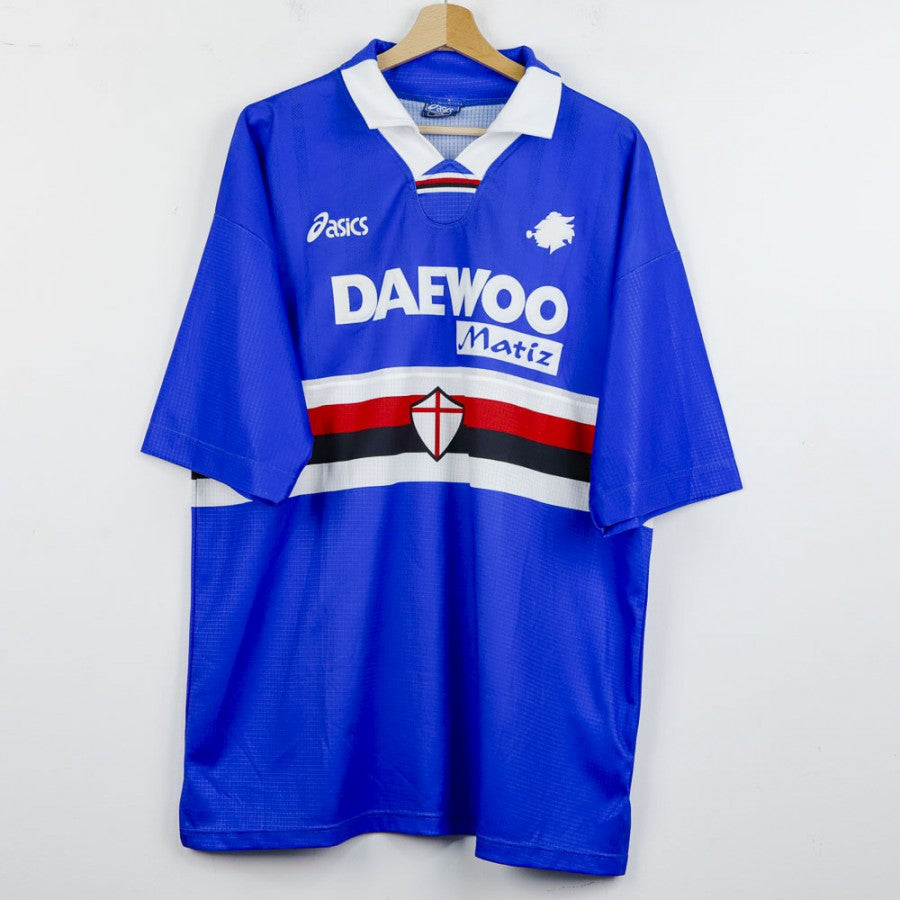 Maglia Home Sampdoria Asics Ortega n10 1998/1999 by ASICS - Home (2)
