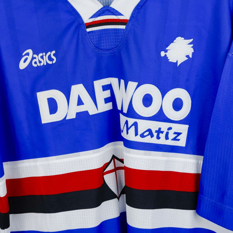 Maglia Home Sampdoria Asics Ortega n10 1998/1999 by ASICS - Home (9)