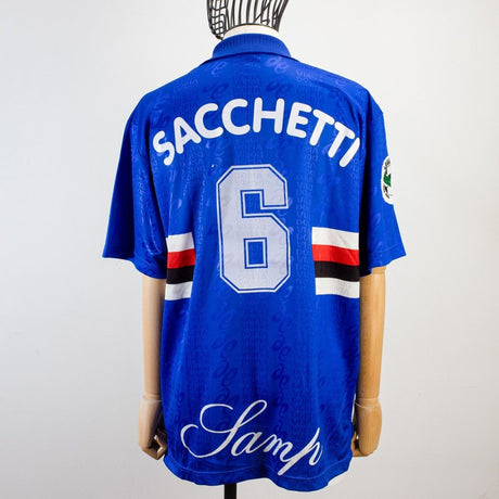 MAGLIA HOME SAMPDORIA ASICS SACCHETTI 6 1996/1997 by ASICS - Home