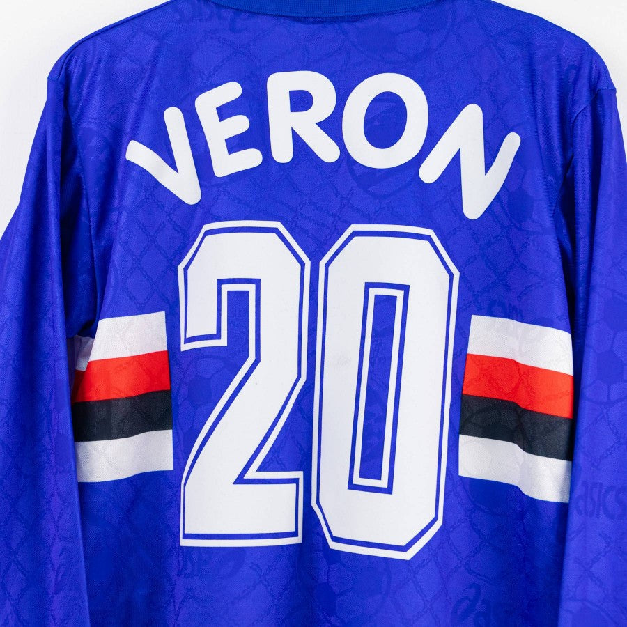 Maglia Home Sampdoria Asics Veron 20 ml 1997/1998 by ASICS - Home (7)