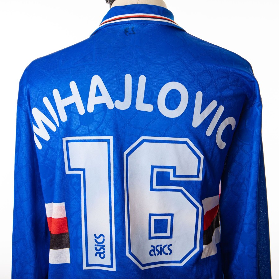 maglia home sampdoria ml 1995/1996 mihajlovic 16  by ASICS - Home (6)