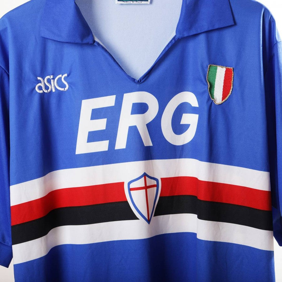 maglia home sampdoria N14 1991/1992 by ASICS - Home (5)
