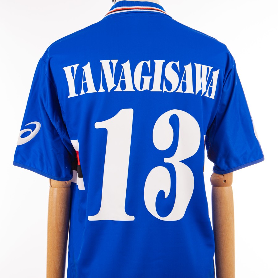 maglia home sampdoria yanagisawa 13 2003/2004 by ASICS - Home (11)