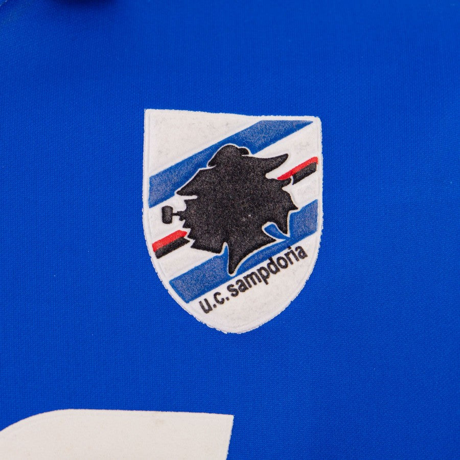 maglia home sampdoria yanagisawa 13 2003/2004 by ASICS - Home (3)