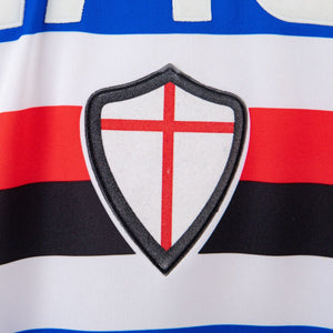 maglia home sampdoria yanagisawa 13 2003/2004 by ASICS - Home (6)