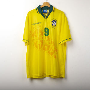 maglia home brasile umbro ronaldo n9 1995/1996