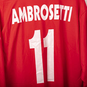 maglia home piacenza ambrosetti n11 2001/2002