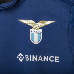 felpa lazio mizuno bambino blu 2022/2023
