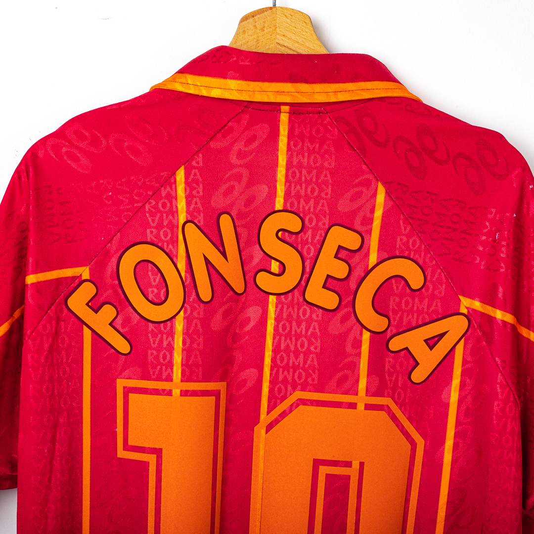 Maglia Home Roma Asics Fonseca 10 1996/1997