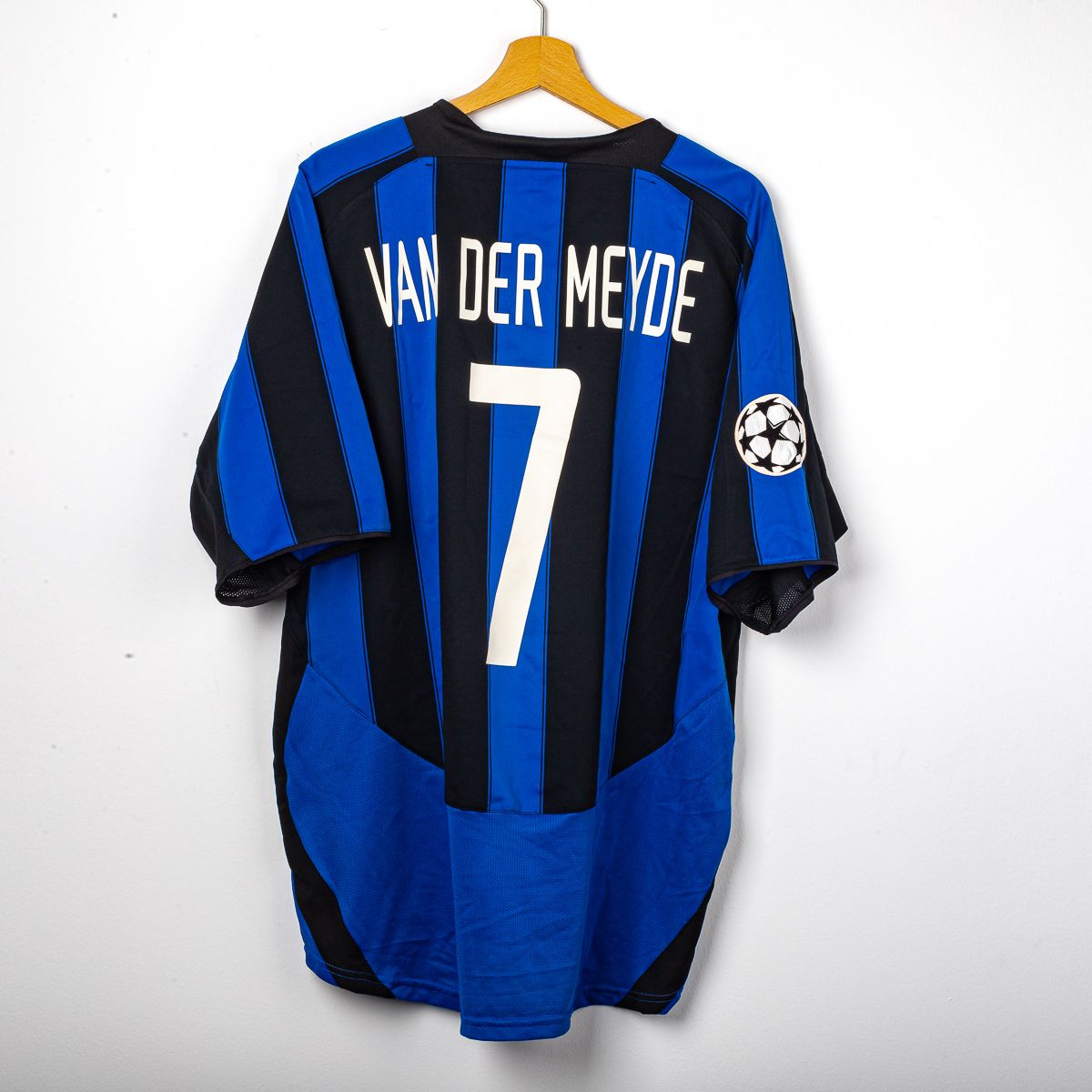 Maglia Home Inter Van Der Meyde 7 Uefa ml 2003/2004