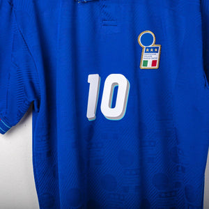Maglia Home Italia Diadora R.Baggio n10 Mondiale Usa 1994  80x58
