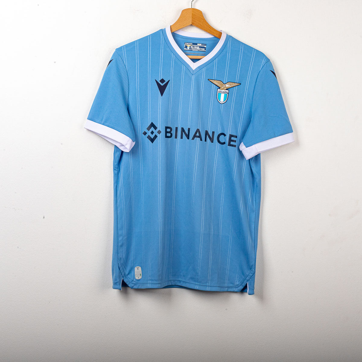Maglia Home Ss Lazio Macron con cartellino 2021/2022