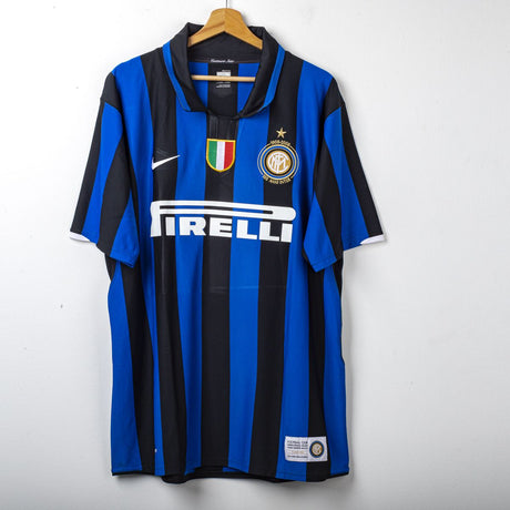 Maglia Home Inter Nike Zanetti 4 2007/2008  79x52