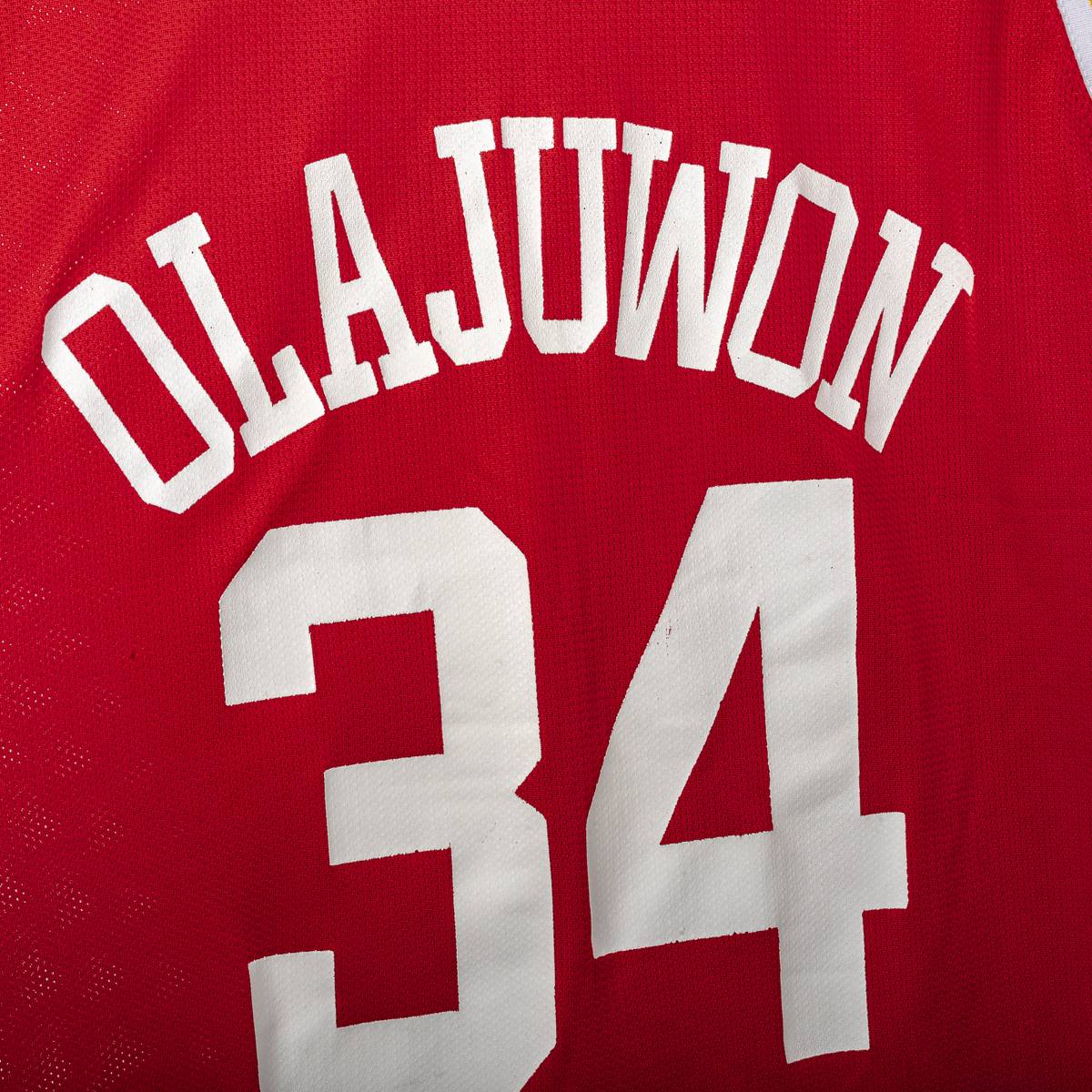 Canotta Nba Away Houston Rockets Olajuwon 34 Champion 1990/1995