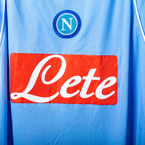 Napoli Diadora Home Shirt Lete Lavezzi 7 2007/2008