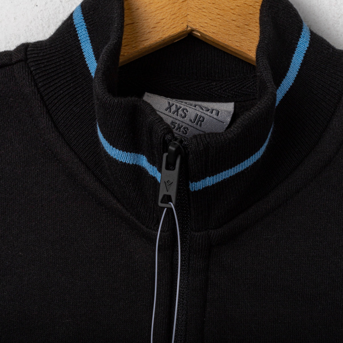 Felpa Lazio Macron Bambino Full Zip Nera 2020/2021