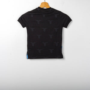 T-shirt Lazio Nera Macron Bambino 2020