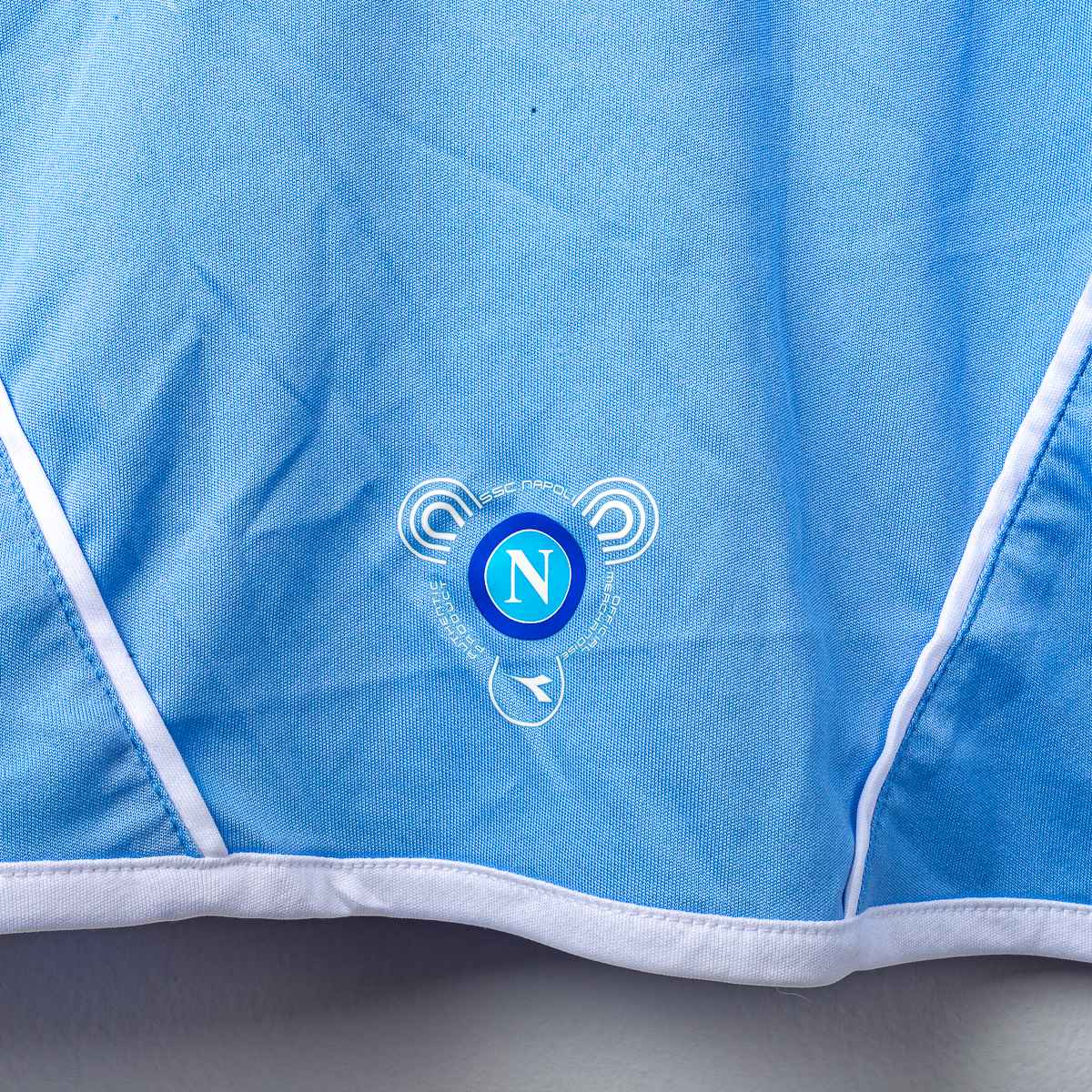 Napoli Diadora Home Shirt Lete Lavezzi 7 2007/2008