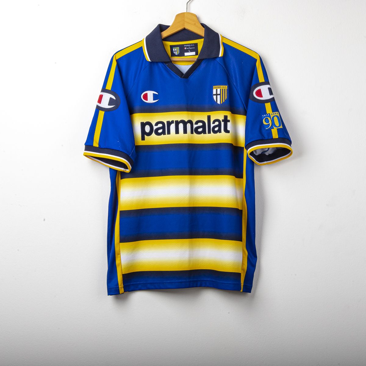 Maglia Home Parma Champion Adriano n9 2003/2004