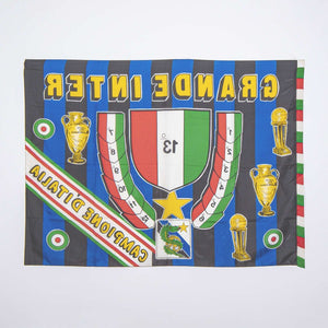 Bandiera Inter 13° Scudetto  V4 (scudetti ad arco con logo giu) - Home (2)