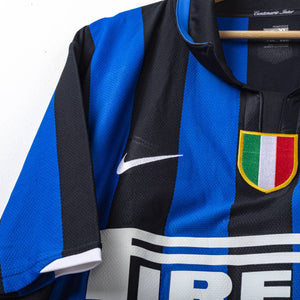 Maglia Home Inter Nike Zanetti 4 2007/2008  79x52