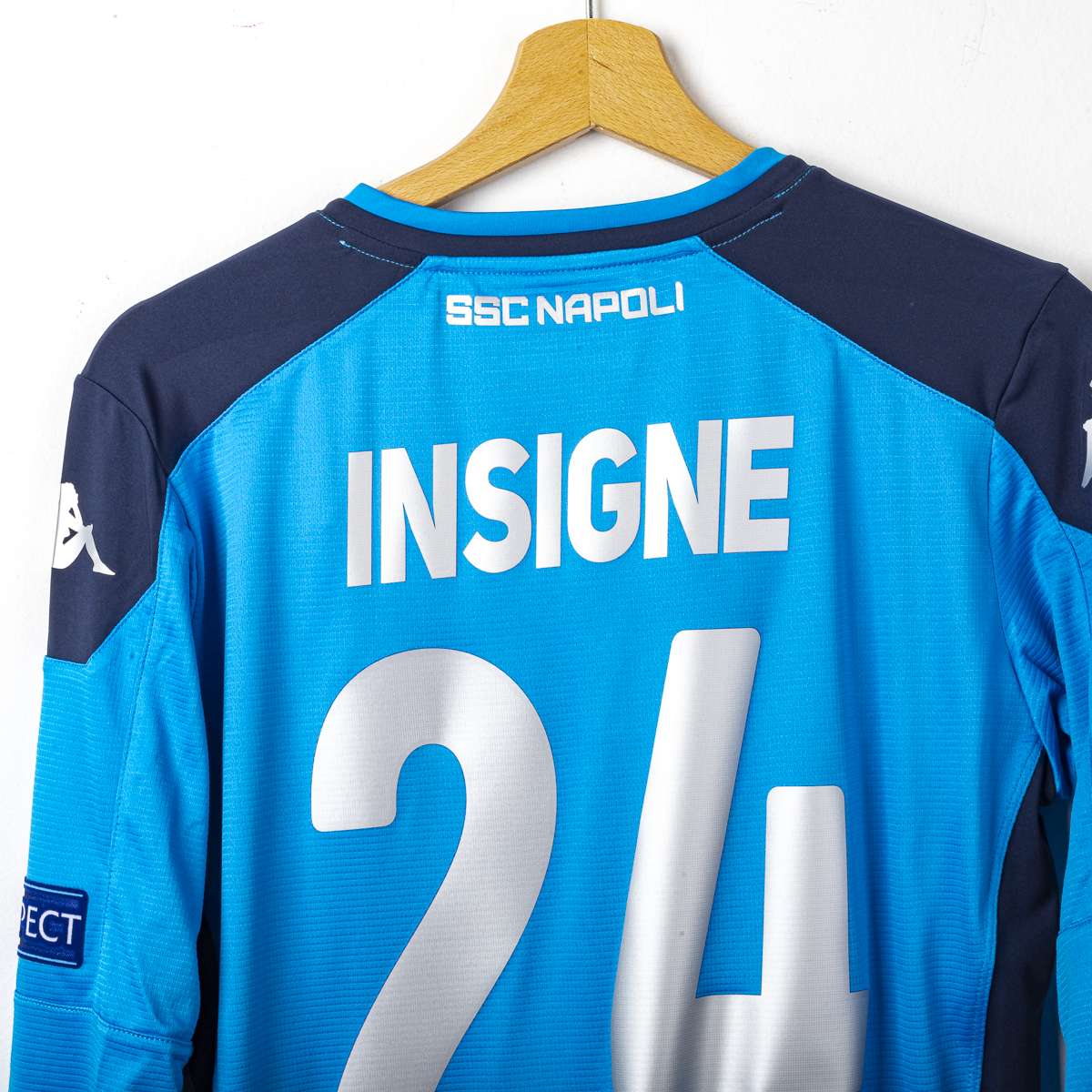 Maglia Home Uefa Napoli Kappa Insigne 24 ml 2019/2020