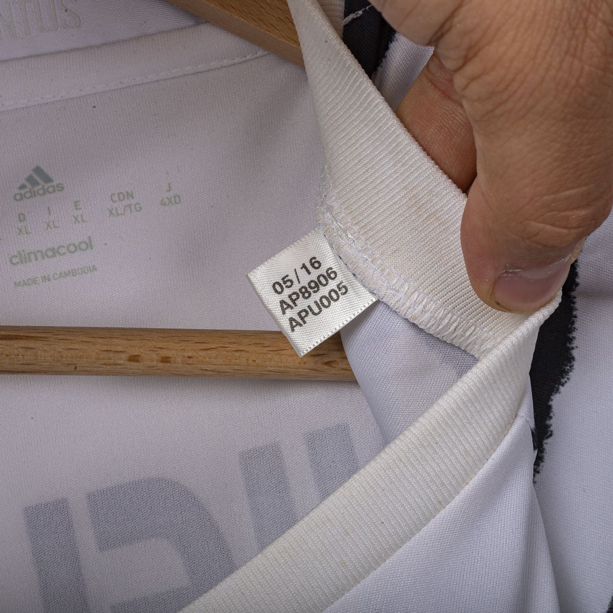 Maglia third Juventus Adidas Chiellini 3 2016/2017