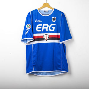 maglia home sampdoria asics Bazzani 9 2002/2003