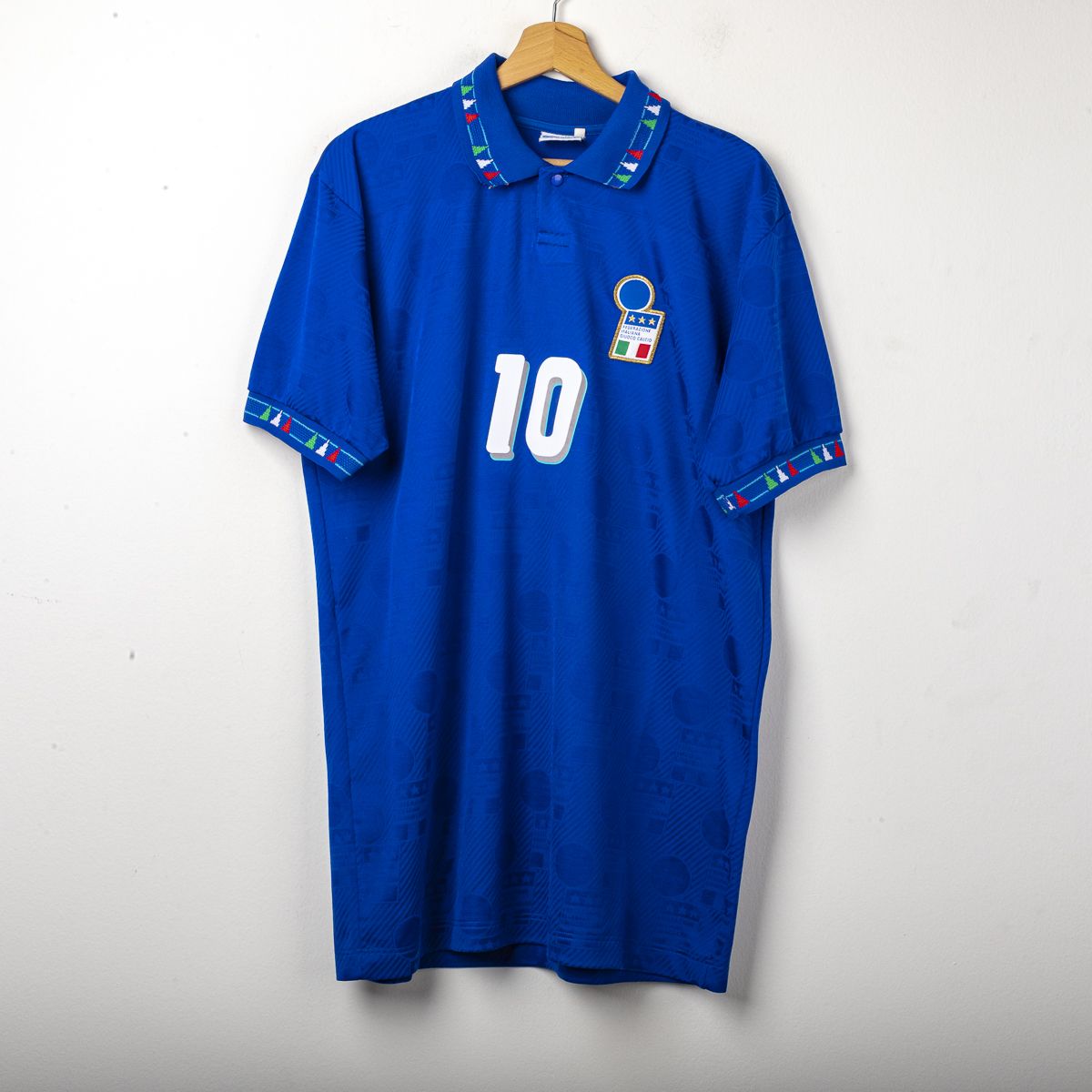Maglia Home Italia Diadora R.Baggio n10 Mondiale Usa 1994  80x58