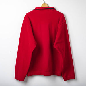 AC Milan Lotto 1995/1996 Red Fleece Sweatshirt