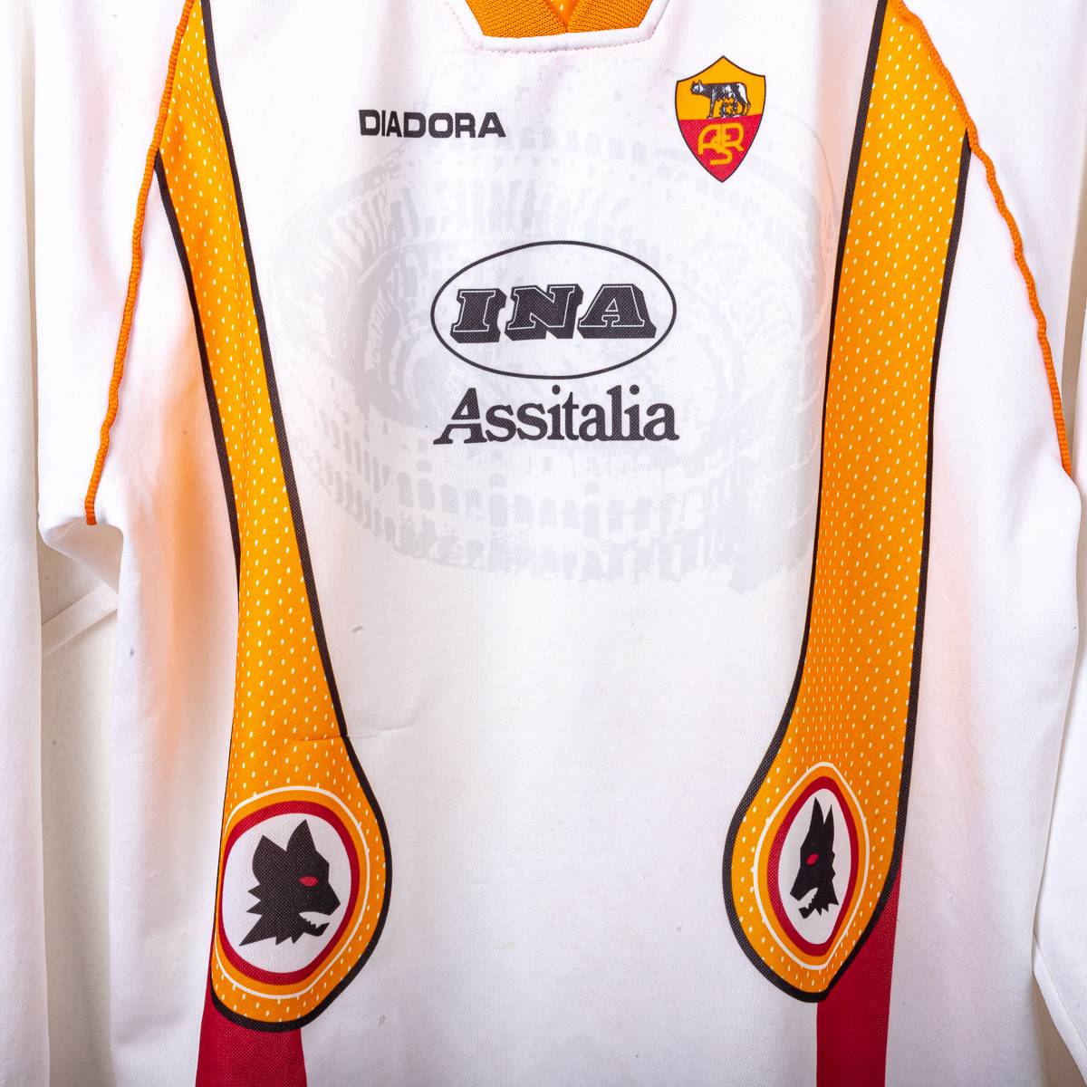 Maglia Away Roma Diadora INA Assitalia ML 1997/1998