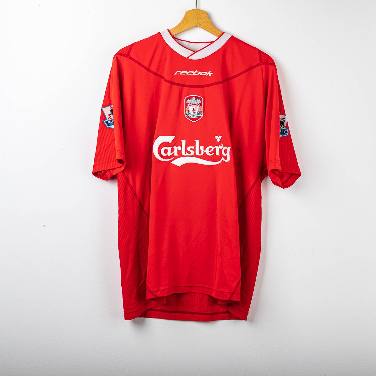 Liverpool Reebok Gerrard 8 Home Shirt 2002/2003